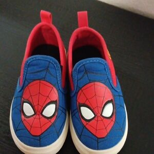 Spider-Man Kids Slip-On Shoes - Blue and Red